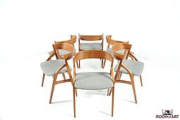 Early danish Teak Dinner Chairs