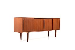 Mid Century Danish Teak Wooden Sideboard by H.P.Hansen