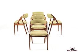 Kai Kristiansen Dining Chairs in Teak