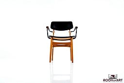 Desk Chair in solid Oak and Teak