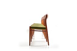 Set of 6 Dining Chairs by Niels O. Møller