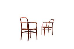 Pair of rare Chairs by Gustav Adolf Schneck for Thonet c.1925