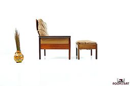Lounge Chair & Footstool by Hans Olsen