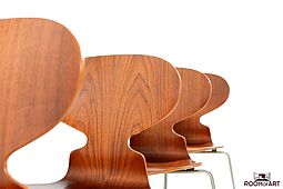 Set of Four Arne Jacobsen Ant Chairs