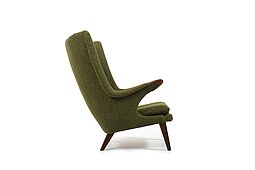 Mid Century Danish Bear Lounge Chair by Bent Møller Jepsen