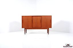 Mid Century danish Highboard in Teak