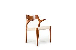 Single Chair in Teak by Niels O. Moller, Model No.55