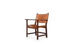 Rare Danish Teak Armchair by Mogens Lassen for Thorald Madsen 1953