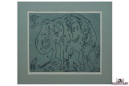 Horst JANSSEN (1929-1995) "The Elephant"