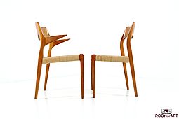 Pair of Dining Chairs by N.O.Moller