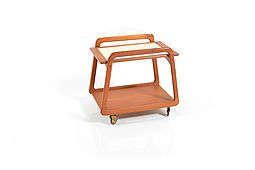 Mid Century danish Service Trolley in Teak