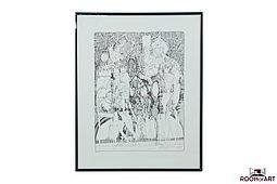 Jörg Brühn Lithograph 1980s