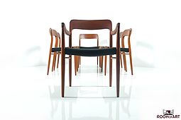 Set of 6 Dining Chairs by N.O.Moller