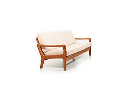 Danish Teak 3-Seater Loungesofa / Daybed by Jens-Juul Christensen