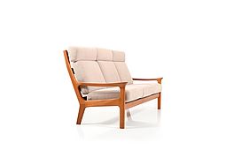 Danish Highback 3-Seater Sofa by Jens-Juul Christensen