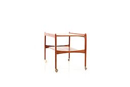 Mid Century danish Service Trolley in Teak