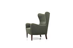 1930s Danish Lounge Chair in the Manner of Frits Hansen