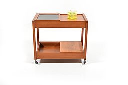 Mid Century danish Service Trolley in Teak