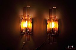 1960s Wall lamps by Claus Bolby Denmark