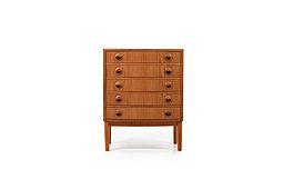 Small Danish Teak Chest of Drawers