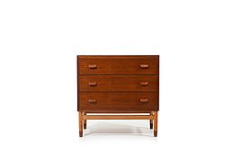 Mid Century Danish Teak/Oak Chest by Poul M.Volther for FDB