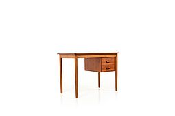 Early danish Lady Desk in Teak and Beech