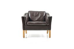 Leather Lounge Chair by Georg Thams, Denmark