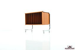 Chromed Teak wooden LP-Rack