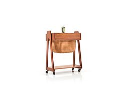 Mid Century danish Sewing Table in Teak