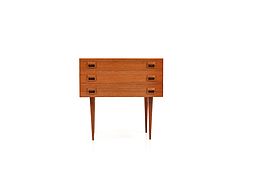 Small Danish Teak Wooden Chest of Drawer