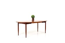 Modern Danish expandable Teak Dining Table