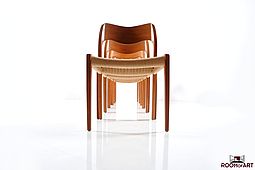 Set of 6 Dining Chairs by N.O.Moller