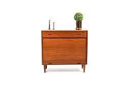 Mid Century Danish Shoe Cabinet in Teak