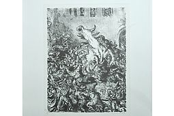 Andreas Paul Weber Lithography "Stierkampf"