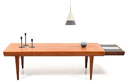 Danish Teak wooden Sofa Table by Johannes Andersen