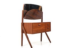 1950s Danish Teak Wooden Dressing Table