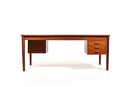 Rare Børge Mogensen Teak Double-Desk 1950s