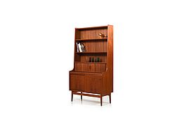 Danish high Secretary in Teak by Johannes Sorth 1950s