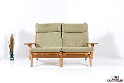 GE-375/2 Sofa in Oak by Hans J.Wegner