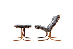 Lounge Chair and Ottoman by Ingmar Relling for Westnofa