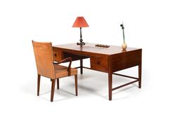 Rare and highly detailed Danish Executive Desk 1930s/40s