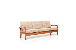 Danish Teak 3-Seater Loungesofa / Daybed by Jens-Juul Christensen