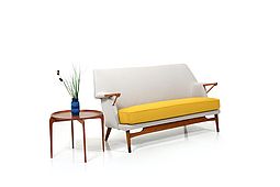 Beautiful Danish 1930s Carl Edward Matthes Sofa, Model No.32