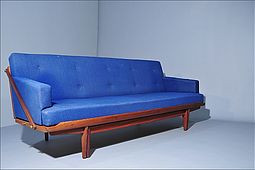 Daybed / Sofa in solid Teak by Poul M. Volther