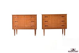 Pair of mid Century danish Chest of Drawers