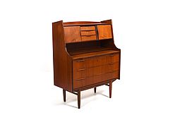Mid Century Danish Secretary in Teak