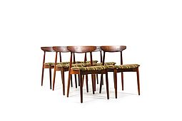 Set of Six Mod.59 Dining Chairs by Harry Østergaard 1960s