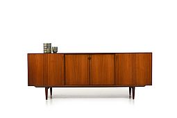 Mid Century low Danish Sideboard by Henry Rosengren-Hansen