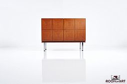 Small Teak marquetry Sideboard