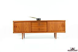 Low Sideboard in Teak by H.W.Klein